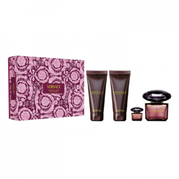 Versace Crystal Noir Eau de Parfum 90ml Spray Gift Set