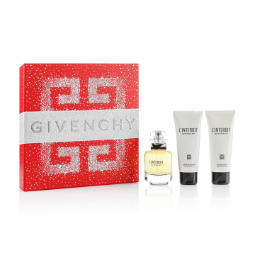 Givenchy L'Interdit Eau de Parfum 50ml Spray + 75ml b/milk + 75 ml s/g