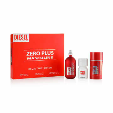Diesel Zero Plus Masculine Eau de Toilette 75ml Spray Gift Set