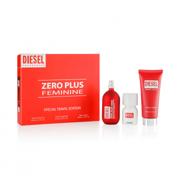 Diesel Zero Plus Feminine Eau de Toilette 75ml Spray Gift Set