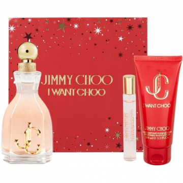 Jimmy Choo I Want Choo Eau de Parfum 100ml Spray 3 Pcs Set