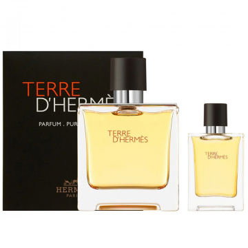 Hermes Terre d'Hermes Pure Parfum 75ml + 12.5ml Gift Set